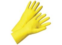 3312/8 West Chester 16 Mil Flock Lined Yellow Latex Glove