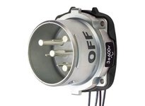 Meltric 36-68143-264-HAZ DS60 HAZ INLET METAL BLACK SIZE 4 TYPE 4X 3P+G 60 A 600 VAC 60 Hz +4 AUX