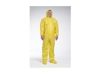 3679B/2XL PosiWear UB Plus Yellow Coverall Hood/Boot | Durable Safety Gear