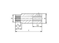 Sunex Tools 368208 3/8" Dr. 8mm 12-Point Deep Impact Socket