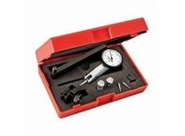 Starrett 3809AC Dial Test Indicator with Dovetail, .030" Range, 0-15-0 1-1/4" Dial Face, .0005" Graduations, with Accessories, C