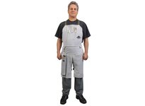MCR 38236MW Leather Welding Bib Apron Split Leg and Front Pocket 24X 36