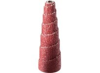 United Abrasives SAIT 38340 Aluminum Oxide Tapered Cartridge Rolls (Length 1-1/2" Diameter 3/4" Arbor 1/8" Grit 120 Max RPM 1800