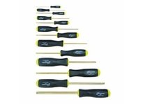 Bondhus 38637 Set 13 GoldGuard Plated Ball End Screwdrivers | Durable Tools
