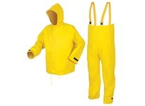 MCR 3902X2 Hydroblast .28mm PVC/Nylon/PVC Suit 2 PC Yellow | Durable Workwear