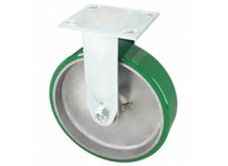 3G142 NSF-Listed Sanitary Plate Caster Rigid Polyurethane | 1250 lb 8 in Wheel