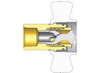 Dixon 3WF2-B W-Series Wingstyle Female Threaded Coupler
