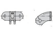 REXNORD 6190138 401-62619-1 2C PLUS CAST FLIGHT WING