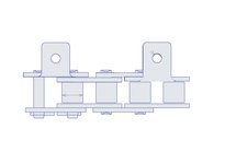 HKK RC040RA1E3 HKK 40R W/A-1 EVERY 3RD 1-1/2" Pitch | High-Quality Chains