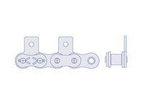 HKK RC040RSA1E2P HKK 40R W/SA-1 EVERY 2ND 1-1/4" pitch (price per foot, sold in boxes of 10 feet)40R With SA-1 Every 2nd Pitch O