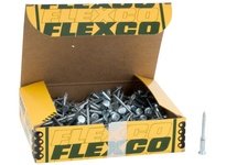 Flexco 41197 Rivets, Sizes BR14, R6, R8, R9, R6 Low Profile, Bucket | Steel Rivets