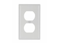Cooper Eaton 4132W-BOX Wallplate 1G Duplex Receptacle Thermoset Deep White