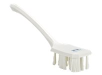 Vikan 41965 Brush Long Handle UST Stiff PP/PBT White | YarinInd