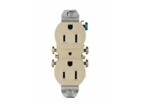 Cooper Eaton 4270V Receptacle Duplex 15A 125V 2P3W Ivory | Industrial Supplies