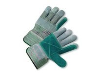 450DP/L Split Cowhide Double Palm Safety Cuff | Durable Gloves