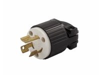 Cooper Eaton 4570 Plug 15A 250V 2P3W Lkg BW