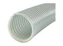 Jason Industrial 4615-4000, 4" I.D. 4615 Clear/White Helix PVC Water Suction Hose