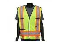 47213/L West Chester Class 2 Two-Tone Hi-Vis Yellow Breakaway X-Back | High Visibility Gear