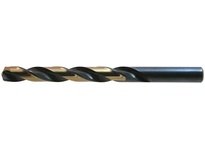 DRILLCO 480N056 56* Nitro Heavy Duty Jobber Drills High Speed Steel Black & Gold 135 degree Point