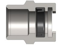 Dixon 4NF6-SS Dix-Lock® N-Series Bowes Interchange Female Threaded Coupler