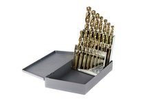 DRILLCO 500E15 15PC IMPORT COLBALT DRILL SET 1/16-1/2 BY 32NDS