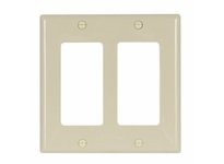 Cooper Eaton 5152V-BOX Wallplate 2G Decorator Nylon Std Ivory | Durable & Stylish