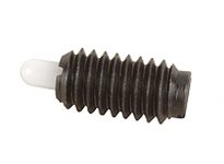 Te-Co 52702 Short Spring Plungers - Standard Travel | Steel Body, Delrin Nose