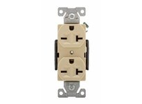 Cooper Eaton 5462CV Receptacle Duplex 20A250V 2P3W Str Compact B&S Ivory | High-Quality Electrical Supplies
