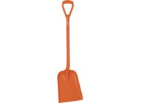 Vikan 56257 Shovel One Piece D-Grip 40.5" PP Orange