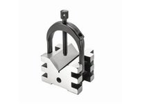Starrett 568A V-Block and Clamp, 2" (50mm) Dia. Round; 1-7/16" (36mm) Square (1-9/16" (40mm) with Screw at Top) CapacityV-Block 
