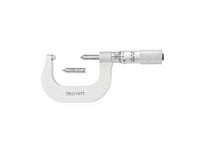 Starrett 585MCP Screw Thread Micrometer, Double V-Anvil, 25-50mm RangeScrew Thread Micrometer, Double V-Anvil, 25-50mm Range