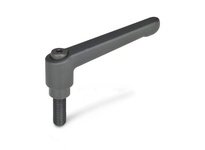 JWWINCO 5N12A01K GN300-45-M5-12 Zinc Die-Cast Adjustable Lever 45mm | YarinInd