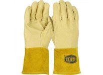 6021/L IRONCAT Premium Grain Pigskin Mig Welding 4" Cuff Kevlar Thread WCPG
