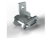 HKK SR060SCLSA1 HKK 60 Stainless Steel (304) SA-1 SP/CL C/L60, Stainless Steel, SA-1 Connecting Link, Spring Clip Type