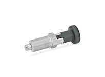 JWWINCO 617.1-10-M20X1.5-A-NI GN617.1-10-M20X1.5-A-NI Indexing Plunger with Nylon Knob, Lock-Out, Steel, Thread:M20 Length:91mm