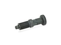JWWINCO 617.1-5-3/8X24-A GN617.1-5-3/8X24-A Indexing Plunger with Plastic Knob, Lock-Out, Steel, Thread:3/8-24" Length:2.01"
