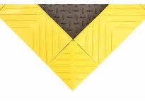 NoTrax 621S3072BY Injection Molded 621 Diamond Flex-Lok Solid 30"X72" | Durable Safety Mat