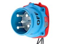 Meltric 63-88047-264 DSN100 INLET POLY BLUE SIZE 4 | YarinInd