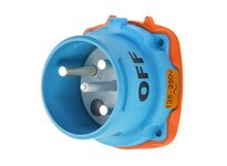 Meltric 63-88076 DSN100 INLET POLY BLUE SIZE 4 TYPE 4X | YarinInd