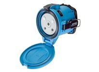 Meltric 63-94142 DSN150 RECEPTACLE POLY BLUE SIZE 5 TYPE 4X IP 69 2P+G 150 A 600 VAC 60 Hz NO AUX