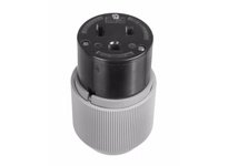 Cooper Eaton 6711N Conn 50A 125V 2P3W AutoGrip Str Gray