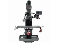 JET 690523 JTM-949EVS Mill With Acu-Rite 203 DRO With X and Y-Axis Powerfeeds and Air Powered Drawbar