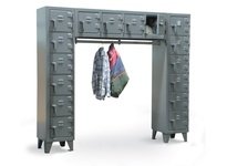 StrongHold 7.56-16D-WR-180 Free-Standing Compartment Locker 90x18x72 | Durable Storage Solution