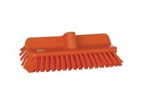 Vikan 70477 Brush High-Low Medium 10" PP/PBT Orange