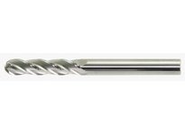 DRILLCO 775A140C 5/8x5/8 4-Flute Ball Nose Finishing End Mills Solid Carbide Bright Extra-Long Length Single End