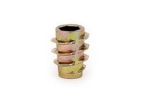 E-Z LOK 801024-13 Threaded Insert for Soft Wood - Flush - 10-24 x 13mm Pack of 50
