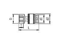 Sunex Tools 808U 1/4" Dr. 1/4" Universal Impact Socket | Durable Tools
