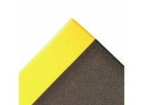 NoTrax 825S0035BY Anti-Fatigue Mat Cushion-Stat, W/ Dyna-Shield, 825 3X5 Black/Yellow