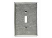Cooper Eaton 93871-BOX Wallplate 1G Toggle Oversize SS