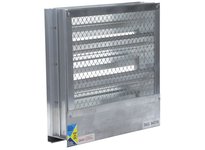 Airmaster 94542 LE47 Fixed Intake Louver 54"W X 84"H